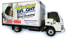 blind cleaning service vehicle